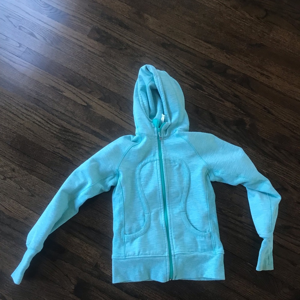 Lululemon Scuba hoodie, size 6, mint green